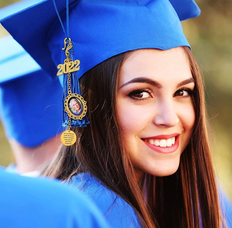 Graduation Tassel Charm Cap Charms Graduation Cap Memorial Etsy