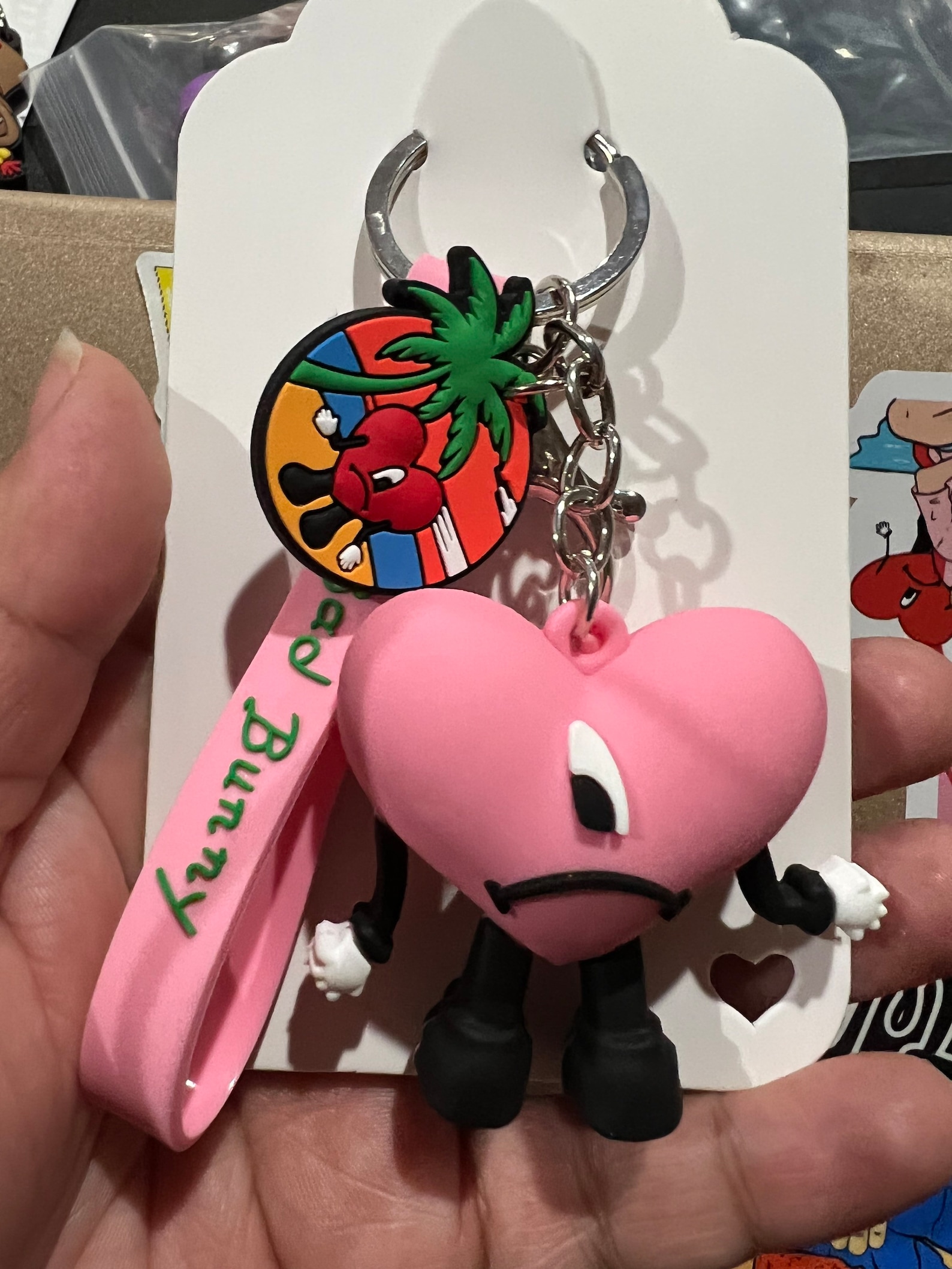 Bad Bunny Keychains Bad Bunny Frikitona Keychain Bad Bunny Etsy