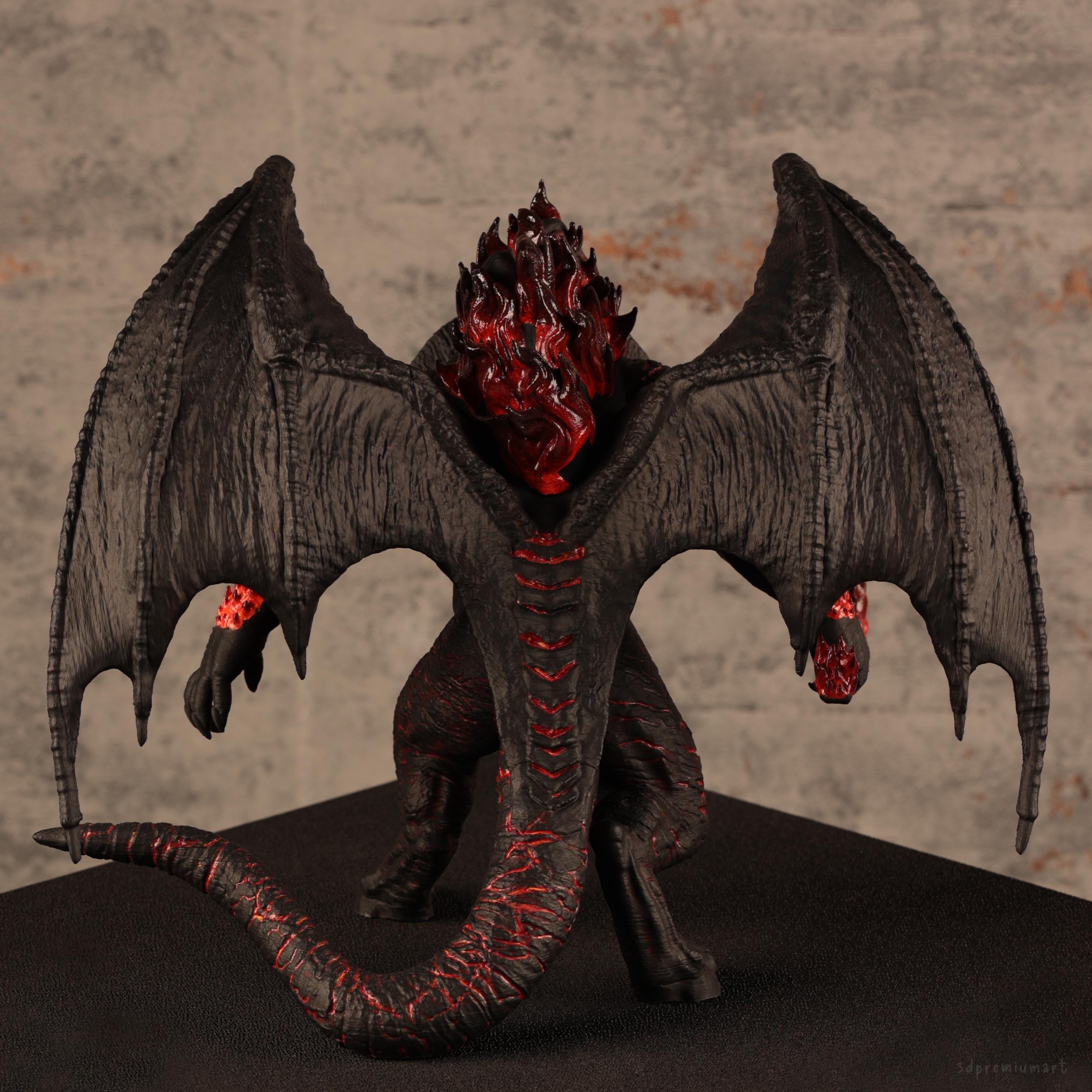 Balrog Figure large Size, Middle Earth Decor, 3D Printed, Lord of the ...