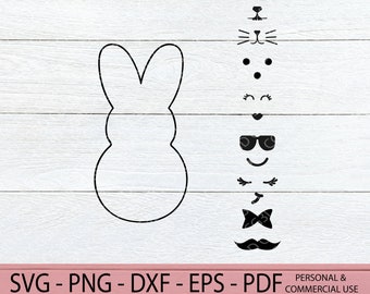 Free Free Easter Bunny Outline Svg 812 SVG PNG EPS DXF File