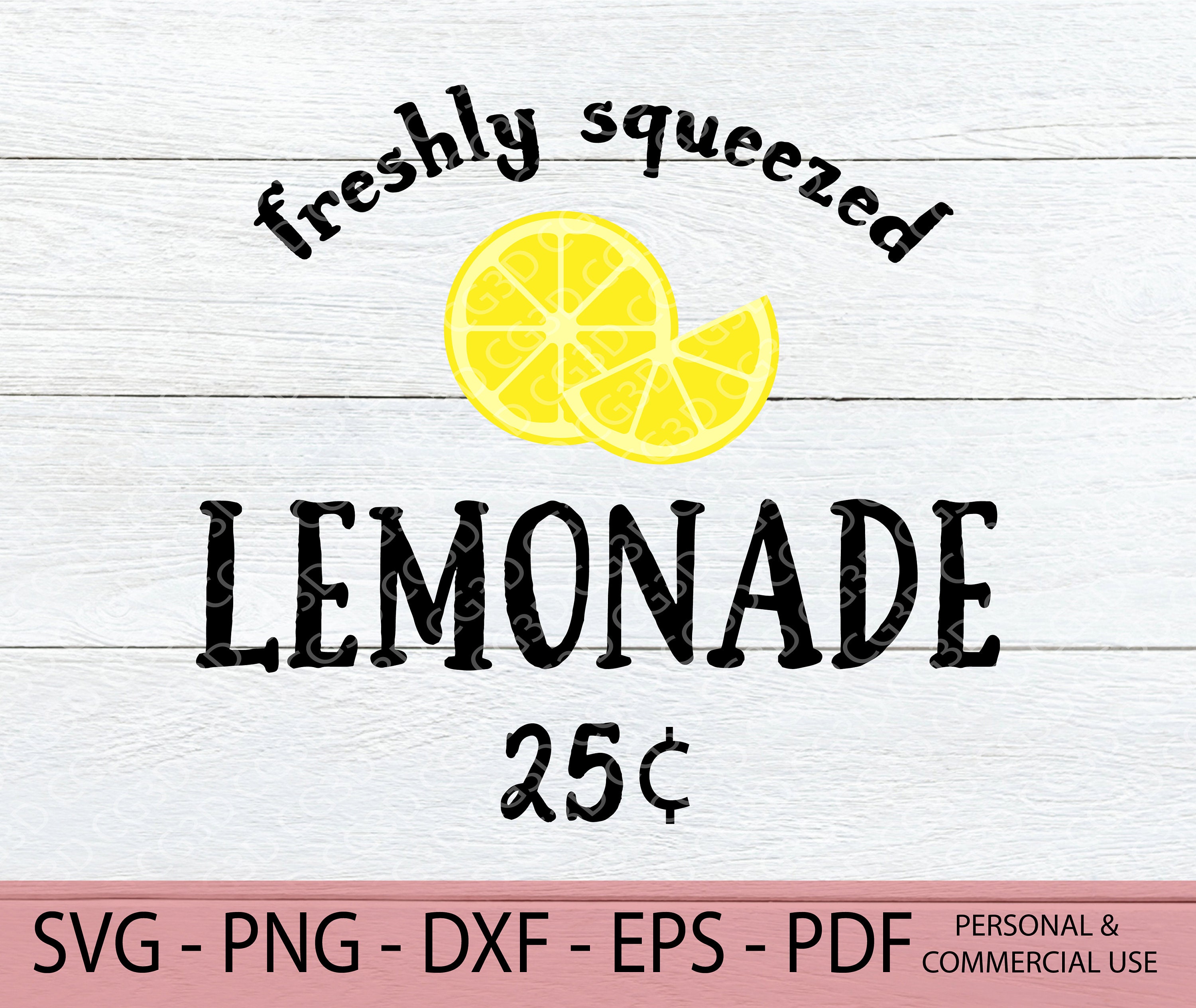 Lemonade Sign SVG Lemonade Stand SVG Summer Fruit dxf | Etsy España