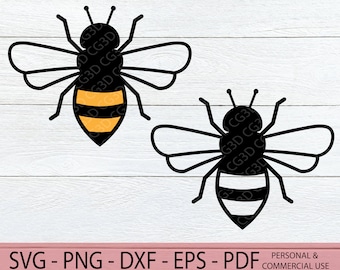 Bee SVG, Bee svg Bundle, Honey Bee SVG, Layered Bee cut file, Bee Outline PNG, Bumble Bee Clipart, Bee dxf, Cricut Cutfile