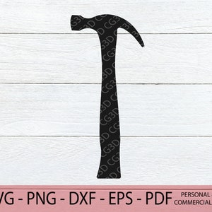 Hammer SVG - Hammer PNG - Hammer Silhouette - Hammer cut file - Tool svg - Hand Tool svg - Hammer printable - Father’s Day cricut cut file