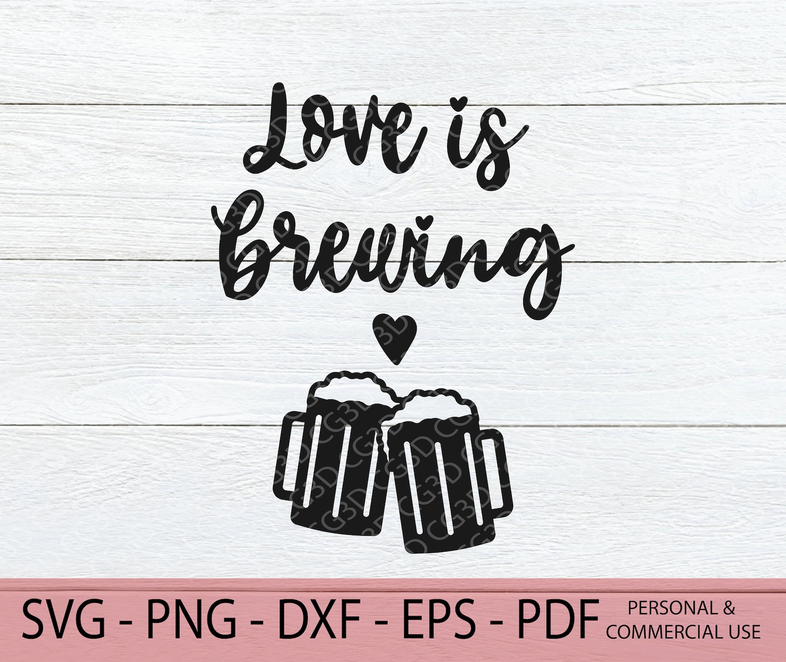 Download Love is Brewing SVG Beer Bridal Shower Koozie SVG Wedding ...