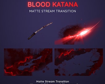 Blood Katana Stream Transition | Spooky Halloween Stinger