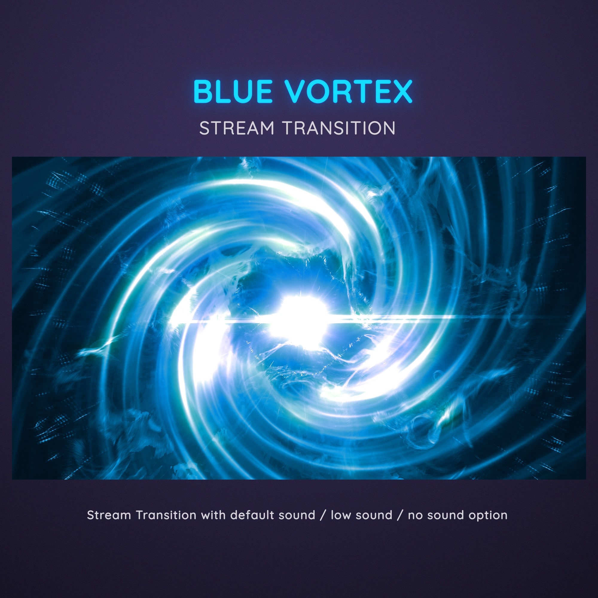 Blue Vortex Stream Transition | Phantom Twilight - Etsy