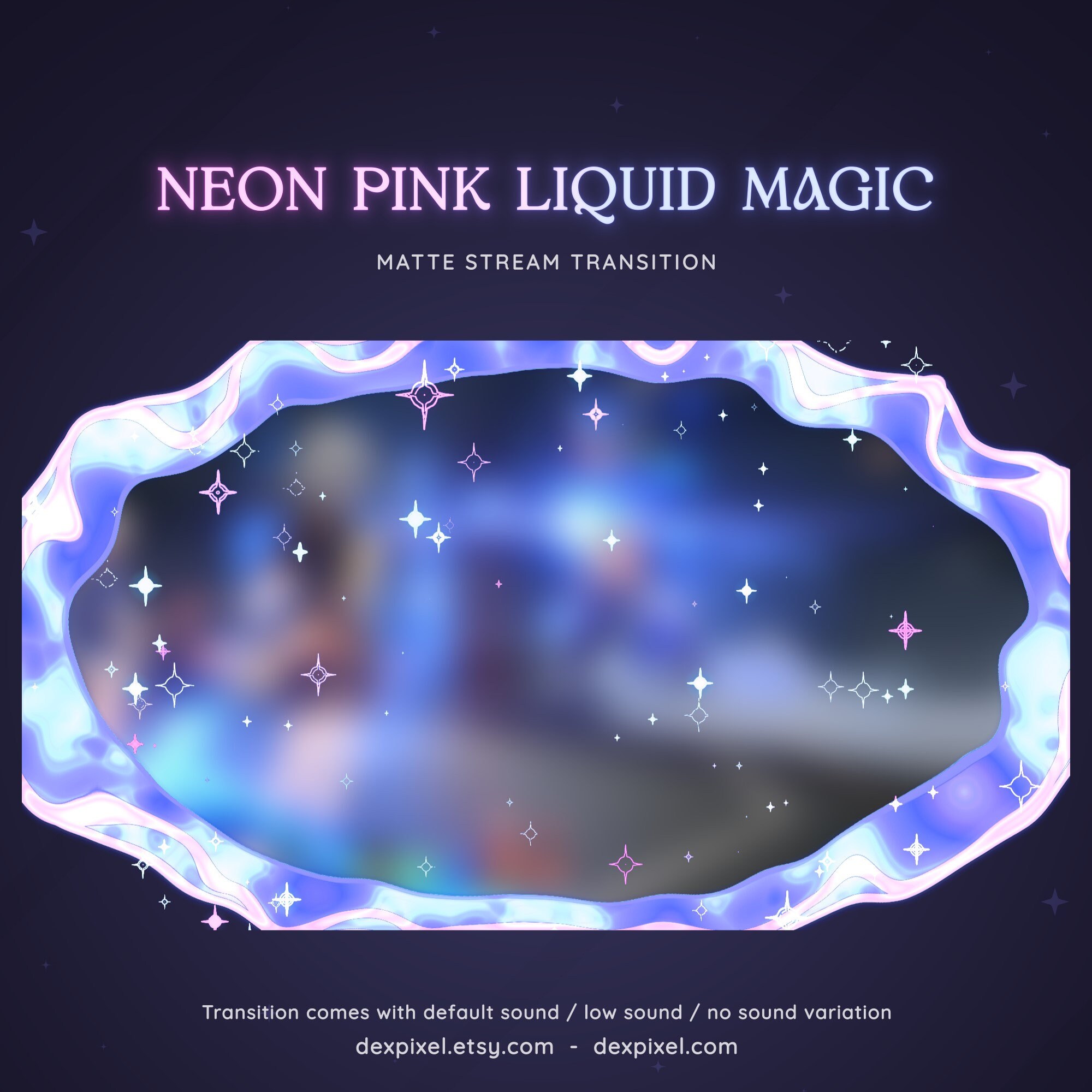 Magicstream Transition Blue Pink Pastel Liquid Magic Matte Stream Transition | Stars and ...