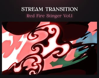 Red Fire Stream Transition | Animated Stinger for OBS/Streamlabs