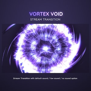 Phantom Void Stream Stinger Transition | Purple Black Vortex Energy Transition | Smokey Twitch Transition | Shockwave Video Transition