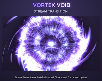 Vortex Void Stream Transition | Purple Energy (Digital Download)