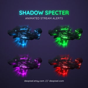 Spooky Ghost Animated Stream Alerts  | Ghost and Tombstone Animated Alerts | Halloween Twitch Stream Alerts Streamlabs and StreamElements