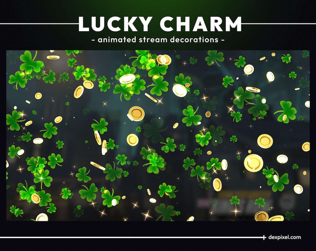 Lucky Charm St.patrick's Shamrock Animated Decoration | Stream ...