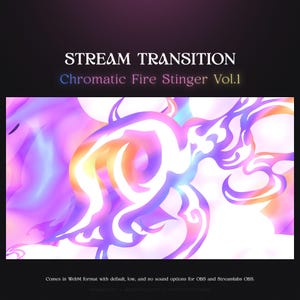 Colorful Blue Pink Fire Flame Cartoon Transition Vol.1  | Colorful Stream Transition | OBS Animated Stream Transition | Blue Stinger