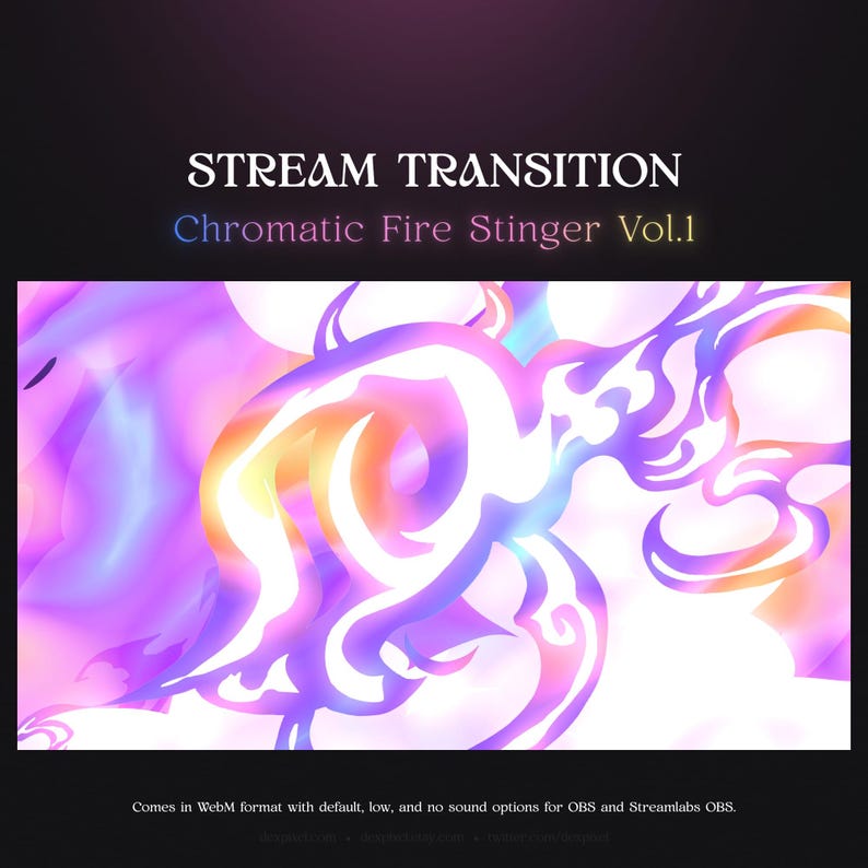 Fire Flame Stream Transition | Blue, Pink, Colorful - Etsy
