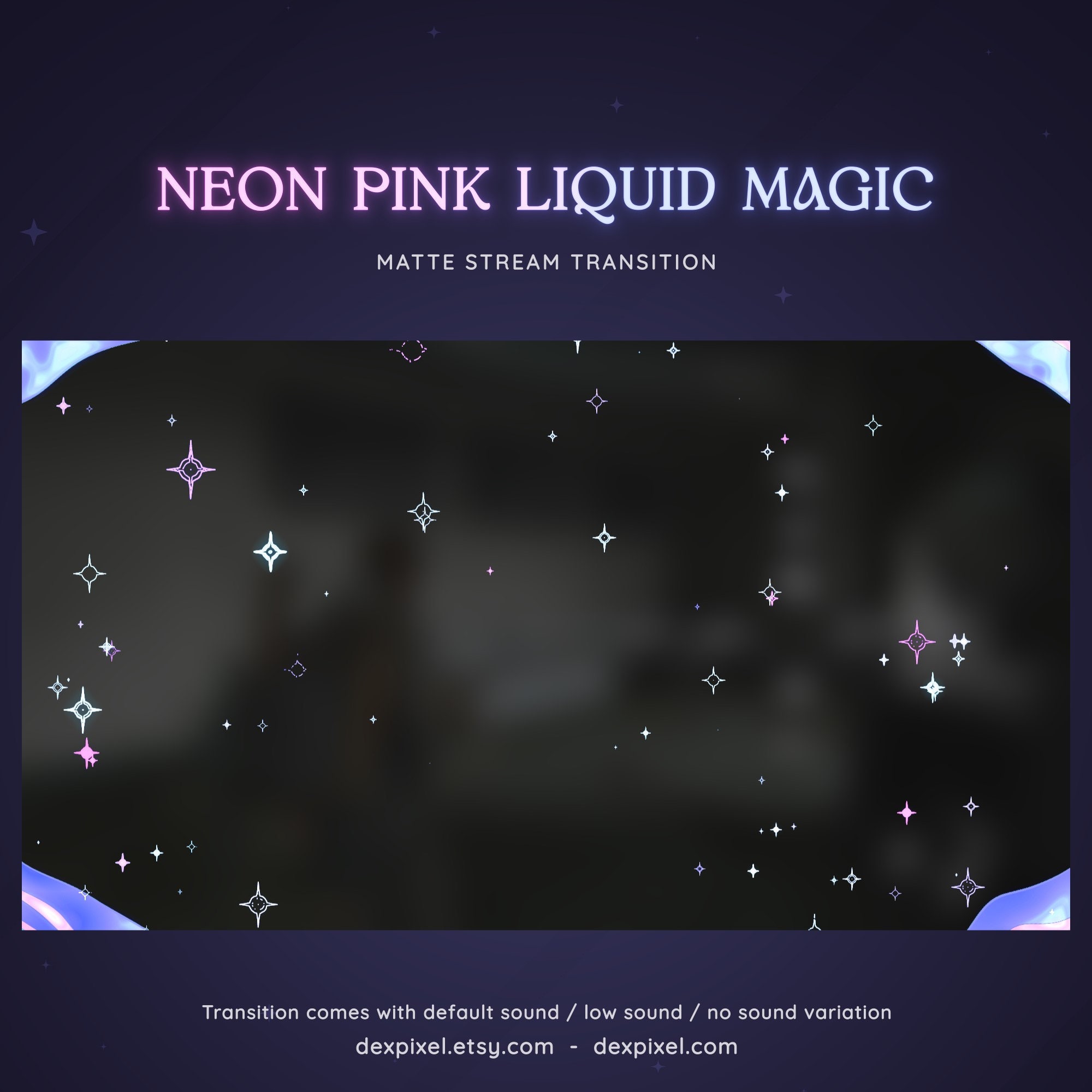 Magicstream Transition Blue Pink Pastel Liquid Magic Matte Stream Transition | Stars and ...