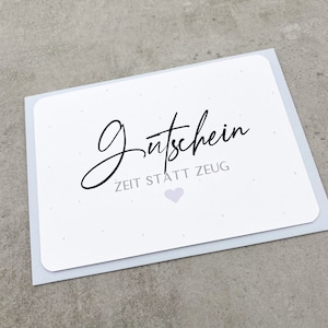 Gutschein zum Geburtstag Zeit statt Zeug, Reisegutschein Geburtstagskarte,, Gutschein Vorlage selbst ausfüllen, PDF Download zum ausdrucken