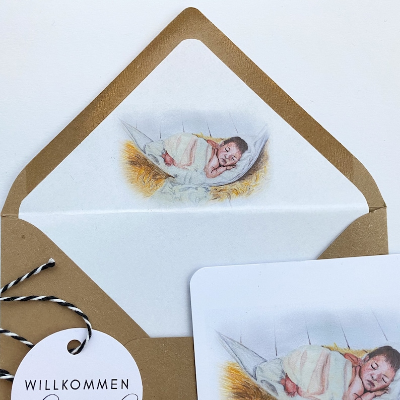 Welcome Little Miracle Baby Gift Card Congratulations Card Newborn Congratulations Card for Birth for Boys and Girls