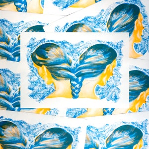 Zusammen | A3 Risograph Print | Figurative Illustration