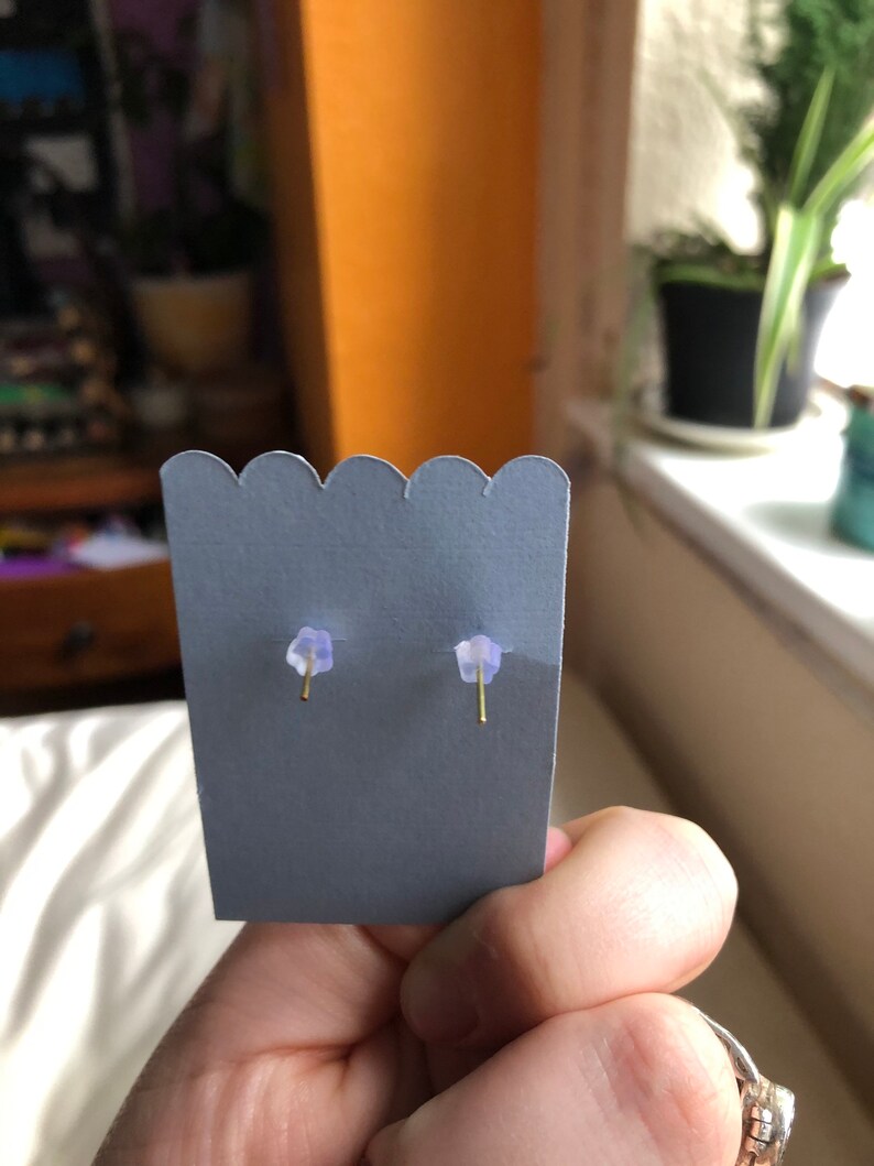 Handmade Clay Strawberry Stud Earrings Cottagecore Fairycore Cute Earrings