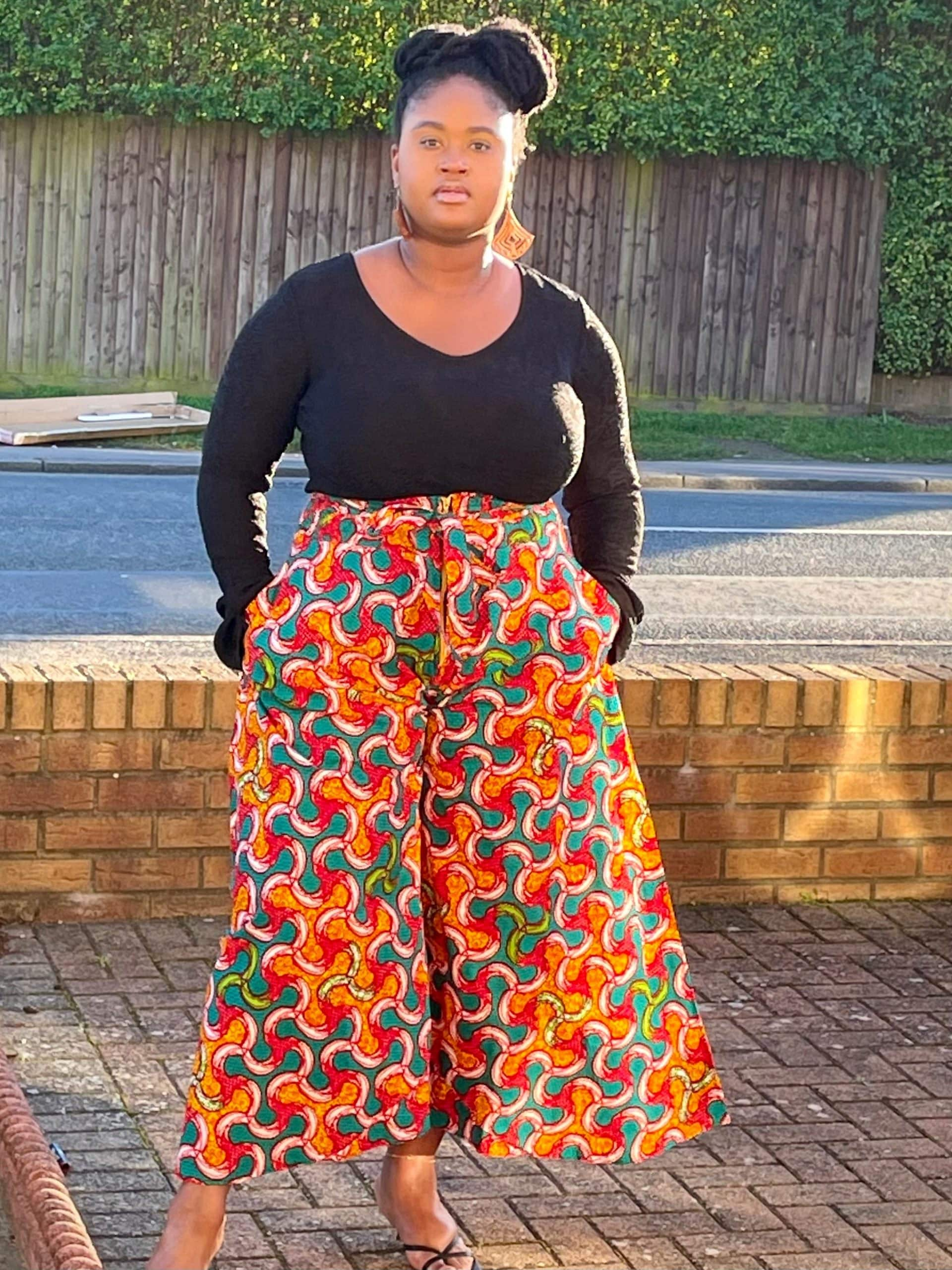 Wide Leg Palazzo Pants High Waisted Maxi Skirt Trousers, Plus Size -   Israel