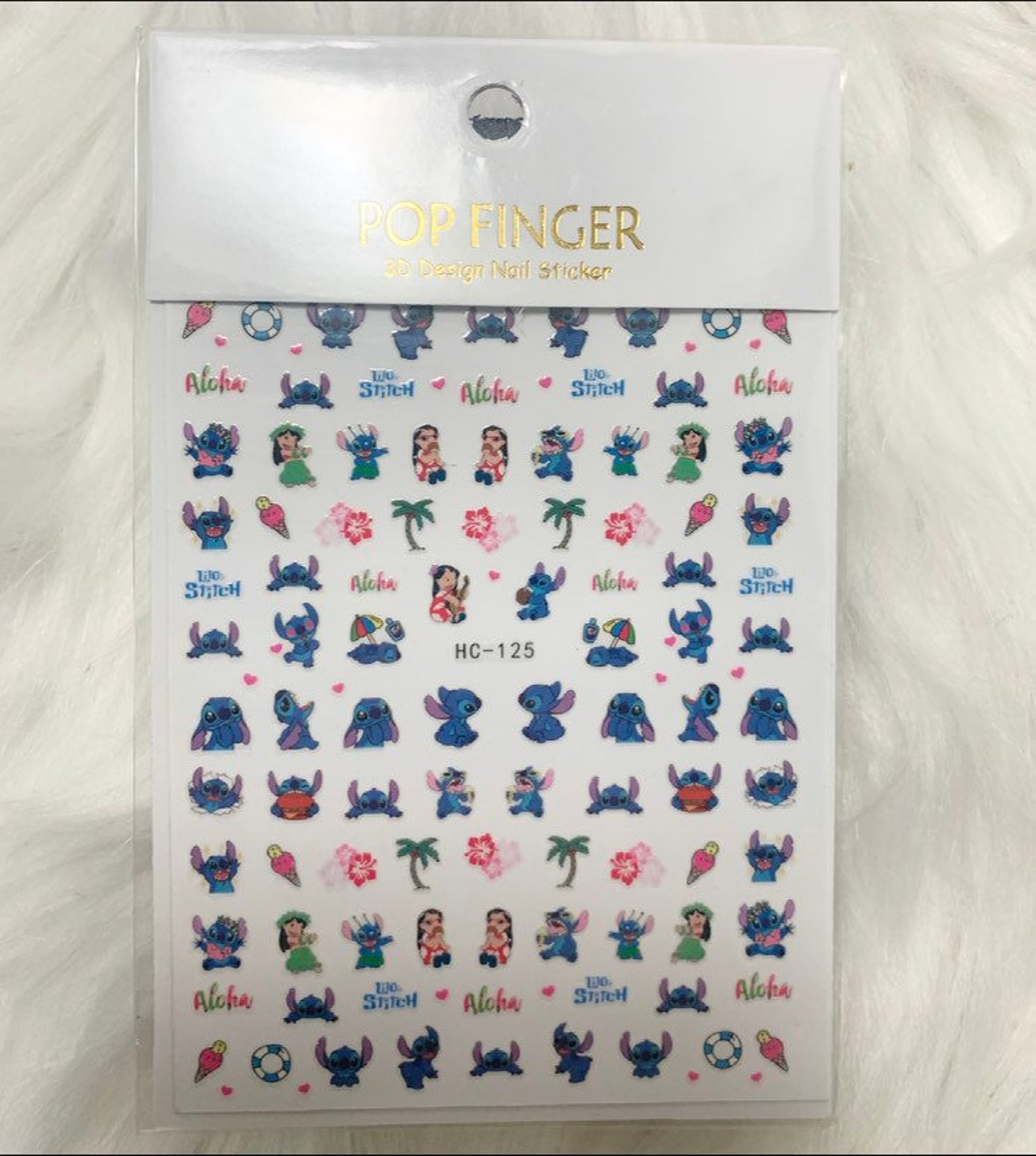 Lilo and stitch nail stickers / Disney nail stickers / nail Etsy