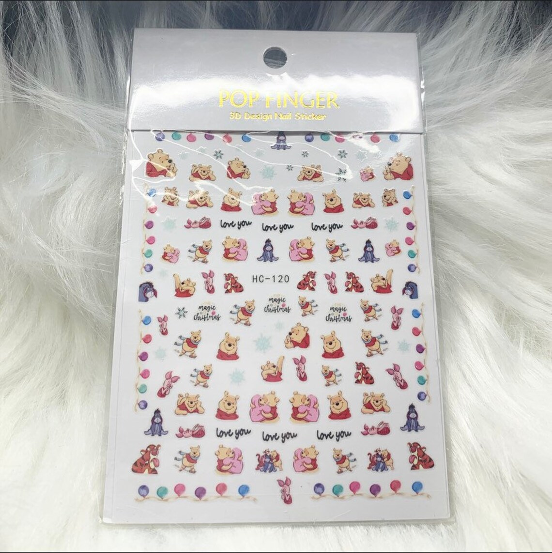 Winnie the Pooh Nail Stickers / Disney Nail Stickers / Nail Etsy
