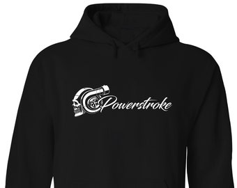 POWERSTROKE Turbo Skull Hoodie Pullover Sweatshirt Sweater Power Stroke Diesel