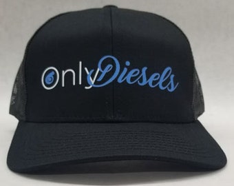 Only Diesels Duramax Powerstroke Trucker Hat Snapback  -- Multiple Colors Available -- Power Stroke Turbo