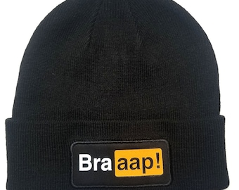 Braaap Braap Hub Winter Hat Beanie - Snowmobile, ATV, Motocross, Can-Am, Ski-Doo, Arctic Cat, RZR, Honda, Suzuki, Kawasaki,