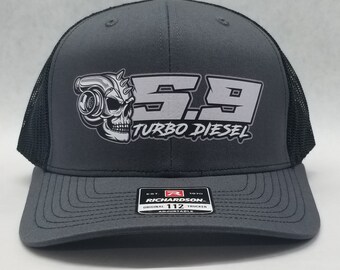 5.9 Turbo Diesel Snapback Hat , First Gen, Trucker, Diesel, Retro, W250, W350, D250, Club Cab, Crew Cab