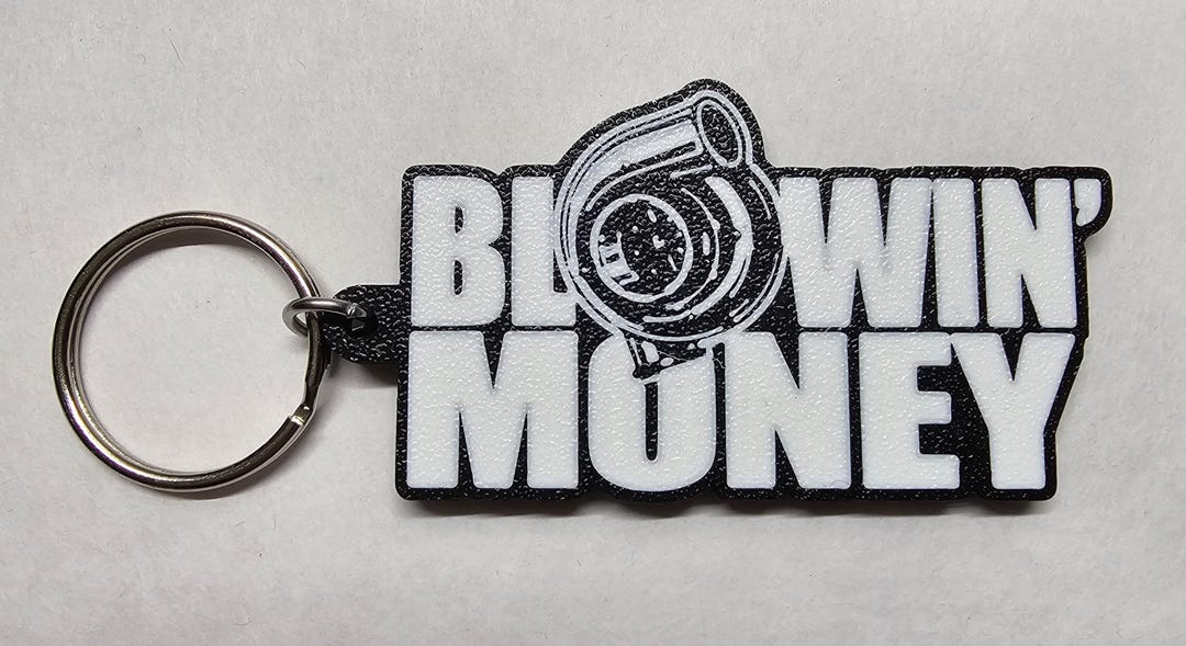 Blowin Money Turbo Keychain - Duramax Powerstroke Turbo Diesel JDM ...