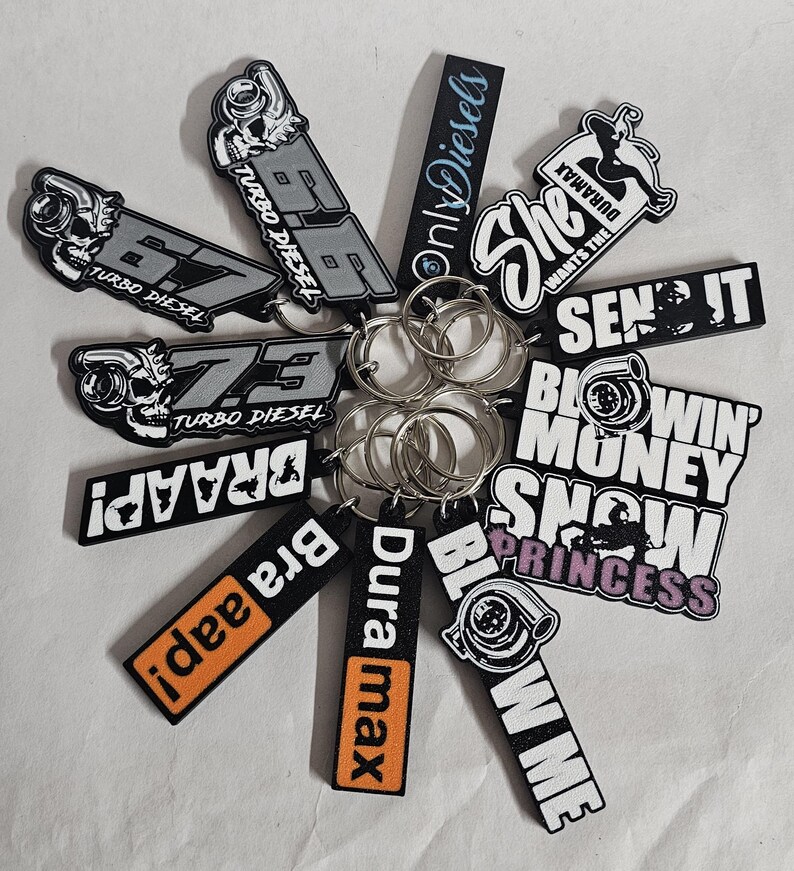 Send It Snowmobile Keychain – Sled Life Key Tag – Snowmobile Gift – Made in USA – Lightweight Durable Key Ring - Ski-Doo - Arctic Cat image 5