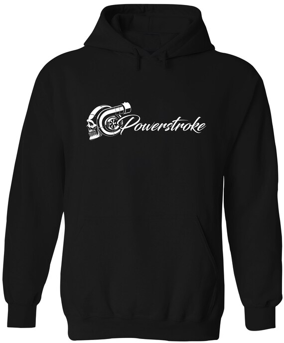 POWERSTROKE Turbo Skull Hoodie Pullover Sweatshirt Sweater Power Stroke Diesel Etsy
