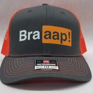 Braaap Braap Hub Trucker Hat Snapback -- Snowmobile, ATV, Motocross, Can-Am, Ski-Doo, Arctic Cat, RZR, Honda, Suzuki, Kawasaki,