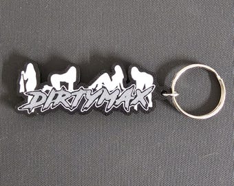 Dirtymax Turbo Diesel Keychain | Diesel Truck Keychain | LLY LBZ 6.6 6.0 key tag