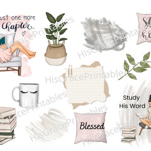 Study His Word- HisGracePrintables - Bible Journal, Digital Bible, Prayer Journal, Planner, War Binder, Printables, Christian Stickers,