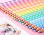 50 Colors Brutfuner Macaron Pencils, Drawing Pastel Sketching Colored, Colouring Pencils Set For Student, Art Supplies