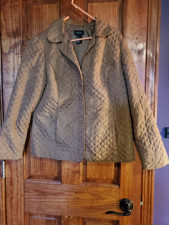 Vintage brown embroidered jacket