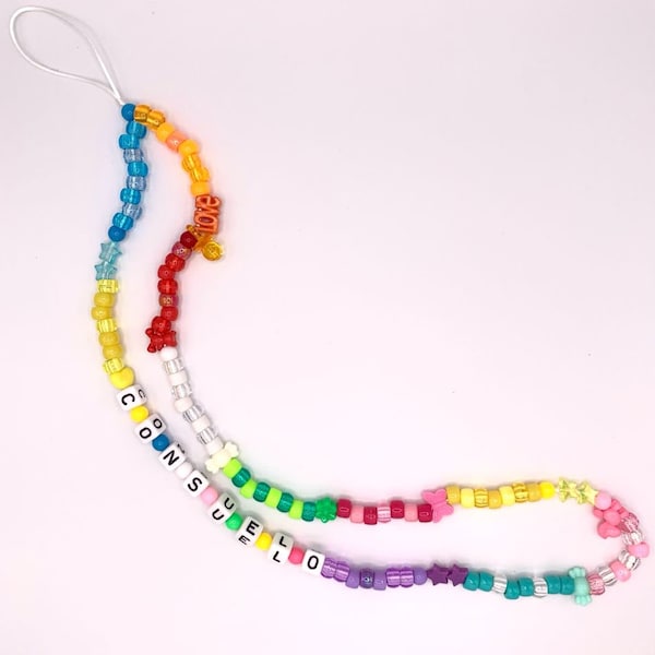 Phone Beads Phone strap multicolor