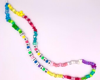 TOSSPER 5pcs Beaded Phone Lanyard Phone Phone Strap Pluy Perle di Cristallo Keychain Carino Anti-Lost Phone Telefono Colorato Catena di Decorazioni TOSSPER 5pcs Beaded Phone Lanyard Phone Phone Strap Pluy Perle di Cristallo Keychain Carino Anti-Lost Phone Telefono Colorato Catena di Decorazioni