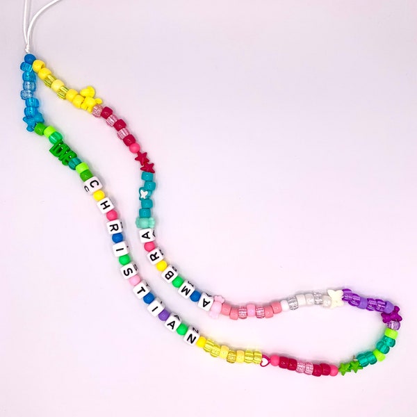 Phone Beads Phone strap multicolor