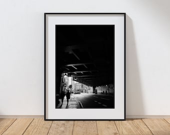 London Street Photography Shoreditch Print, Black & White Photo Print, 4x6, 6x9, 8x12, 10x15, 12x18, 14x21, 16x20