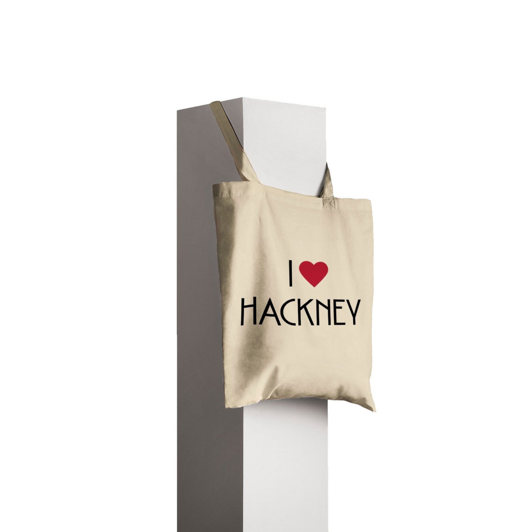 Hackney Tote Bag I Love Hackney Typography Bag Shopping Bag Etsy UK
