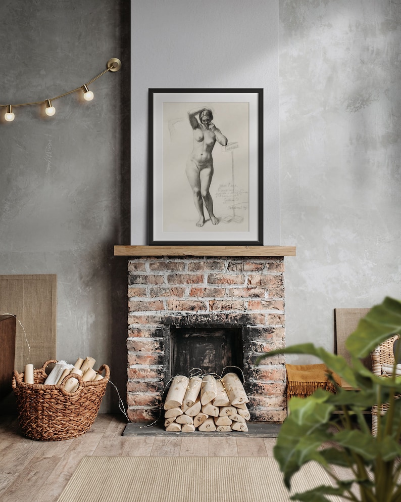 Vintage Nude Female Art Print 1849 by Gustave Courbet - Etsy Singapore