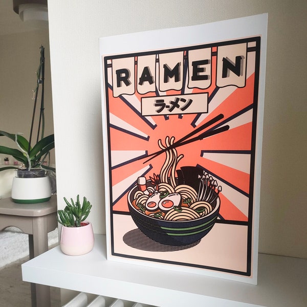 Japanisches Ramen-Poster