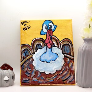 Turkey Painting, Turkey Art, Turkey Décor, Thanksgiving Art, Thanksgiving Décor,