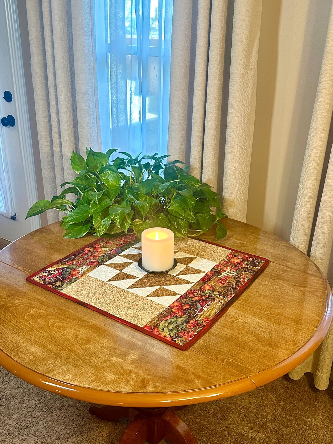 Kitchen Table Toppers Table Runner,quilted,table Centerpiece,country Décor,table Décor ...
