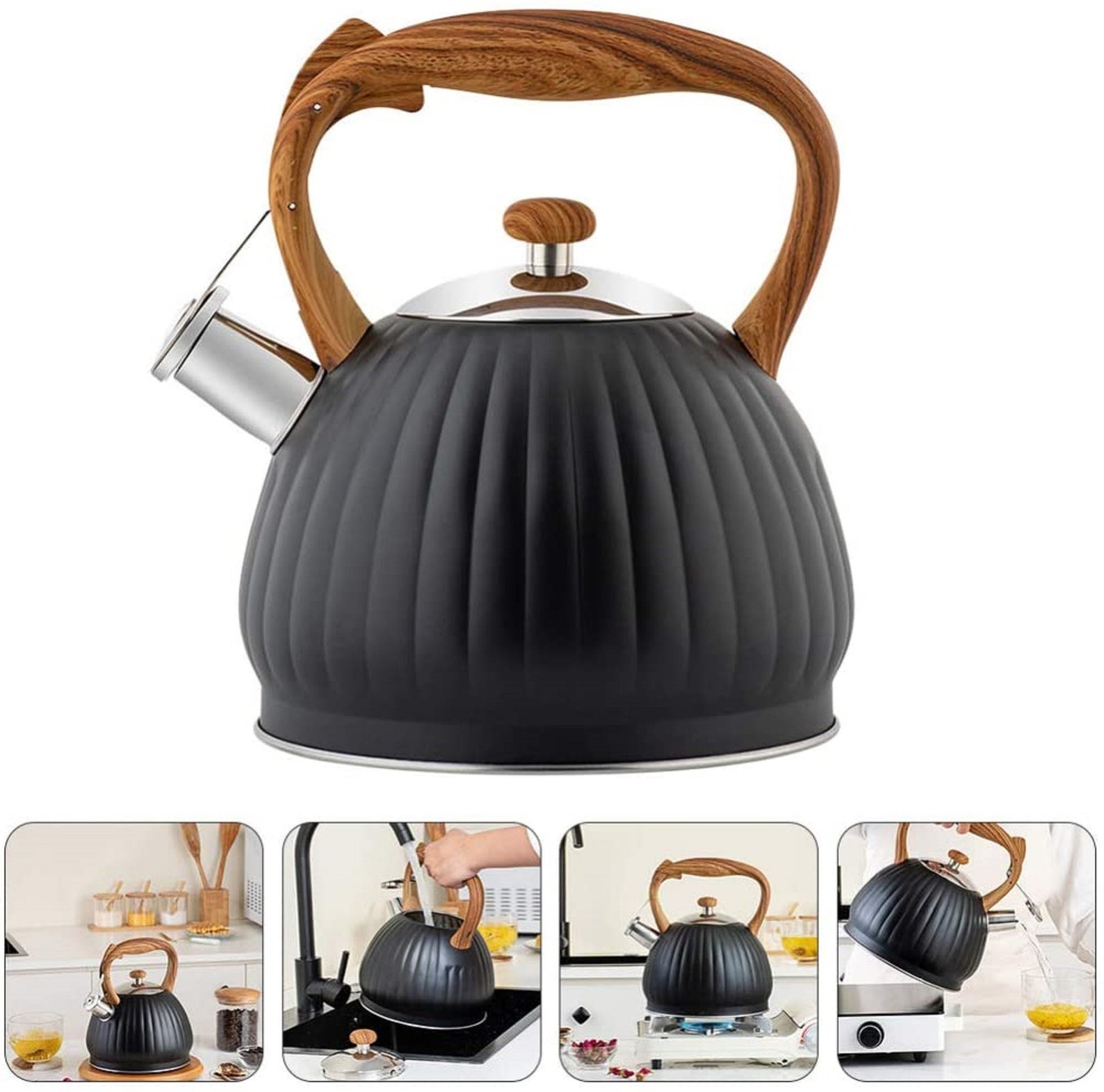 Whistling Tea Kettle Stainless Steel Whistling Teapot Teapot Etsy