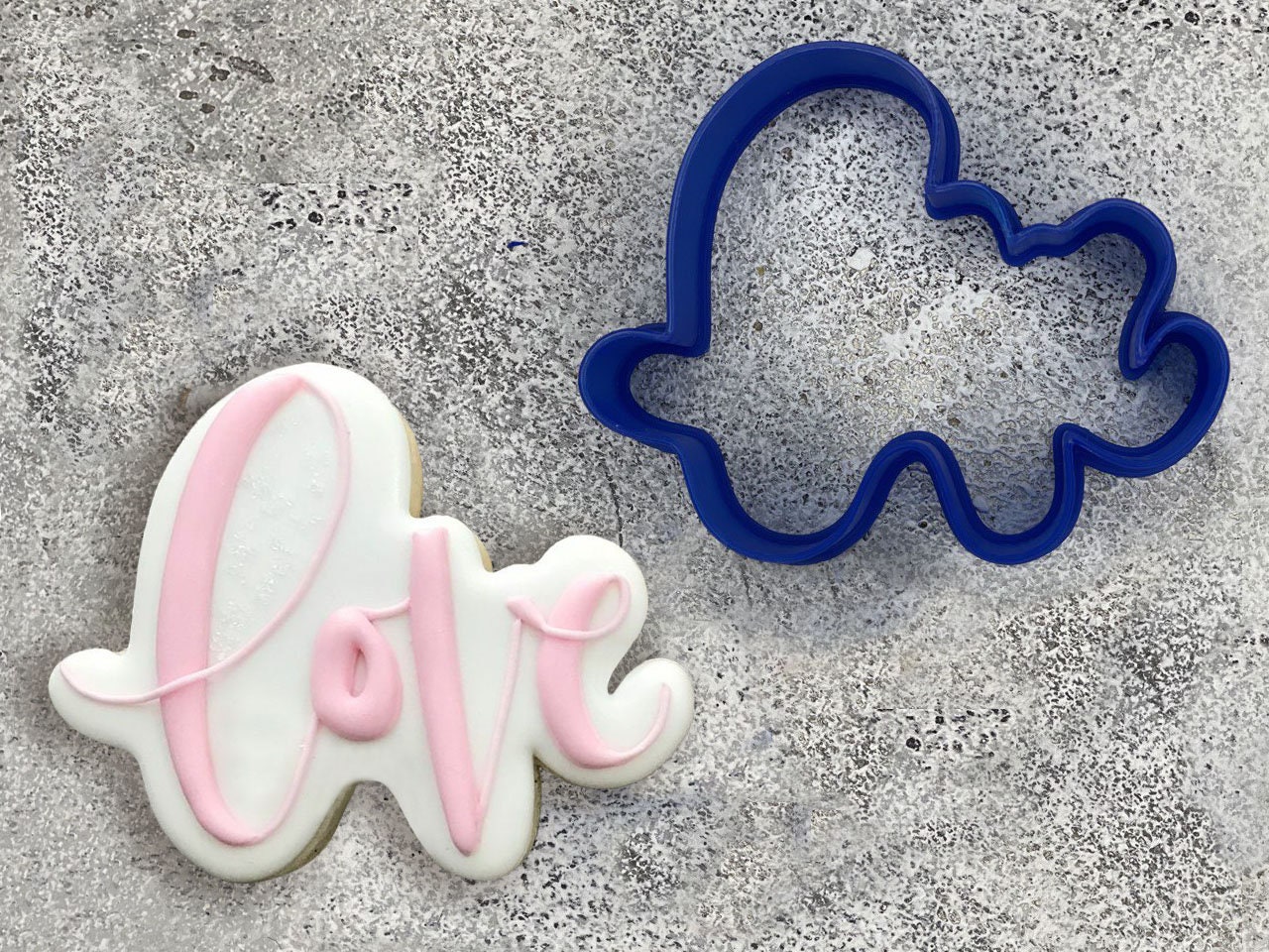 Love Cookie Cutter / Clay Cutter / Fondant Cutter 1 Etsy