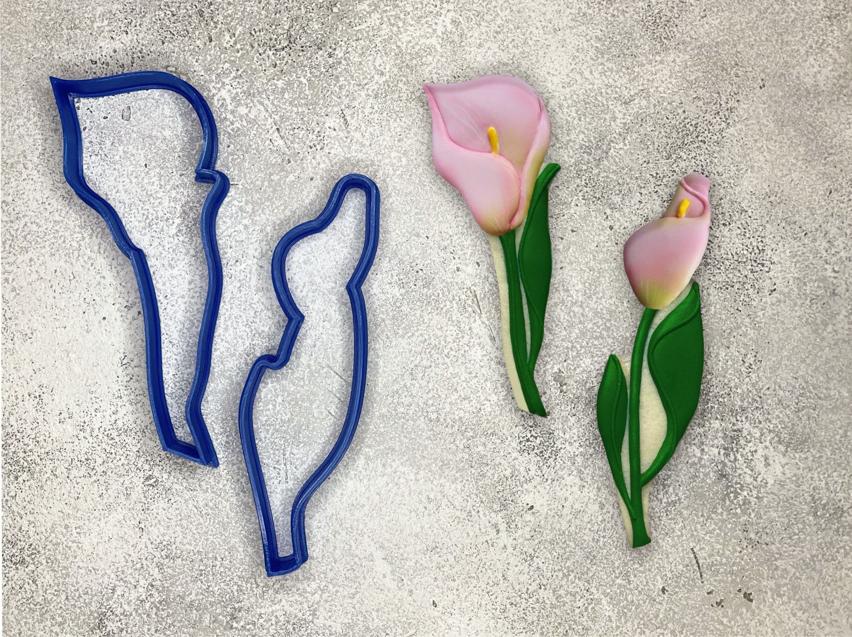 Calla Lily Bouquet Set of 2/ Cookie Cutter / Clay Cutter / Etsy